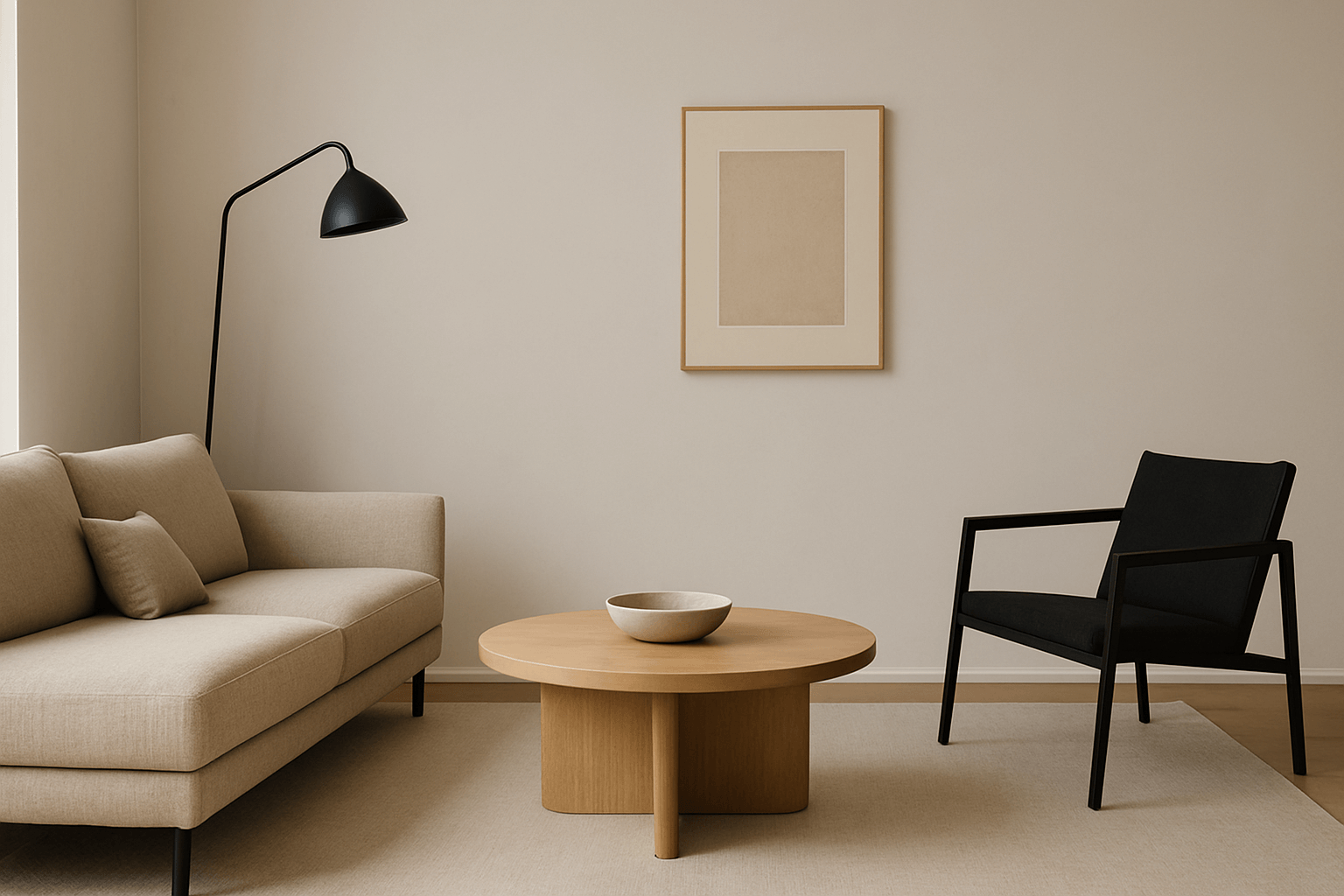 Balancing a Minimalist Room: The Subtle Art of Visual Weight