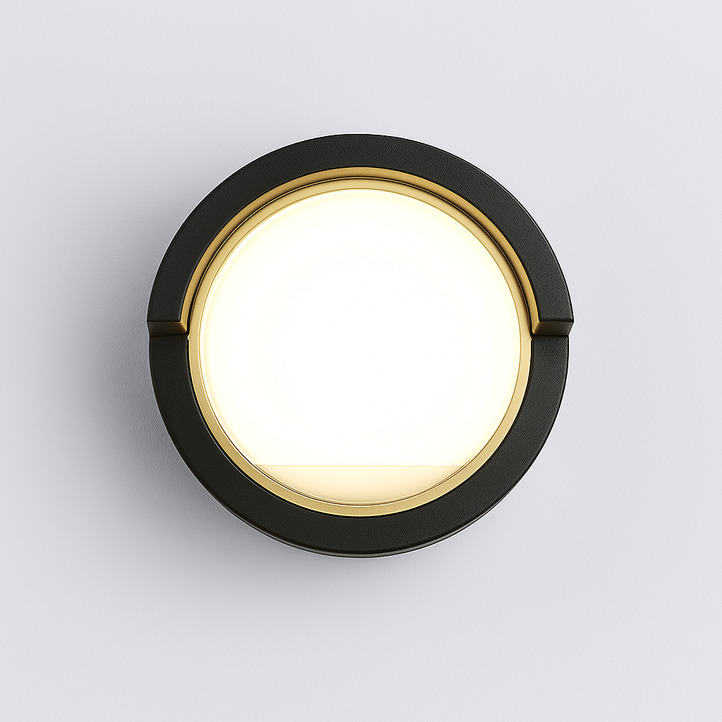 Modern LED exterior wall lamp in white