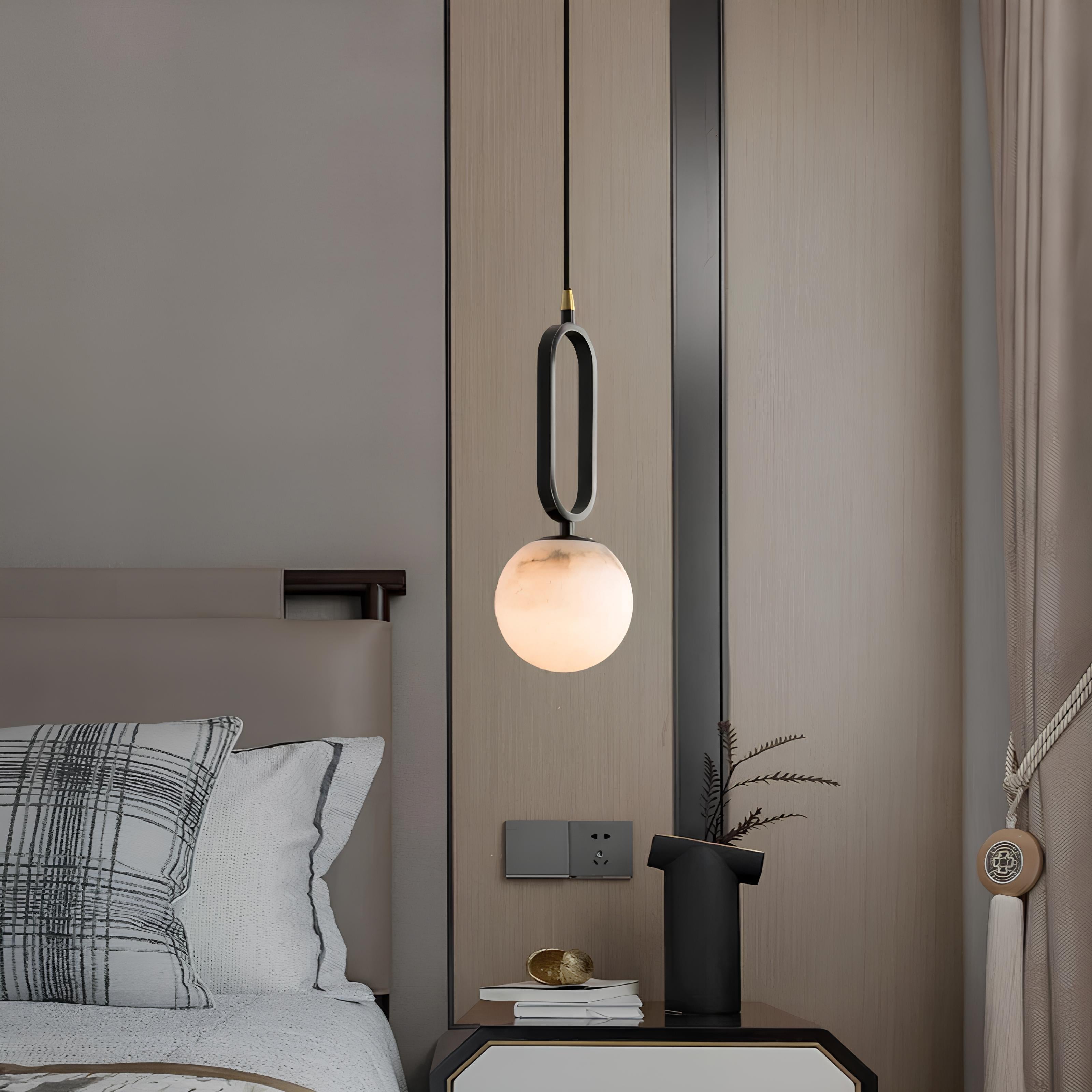 Kori Alabaster Minimal Pendant Light - TheMinimalObject