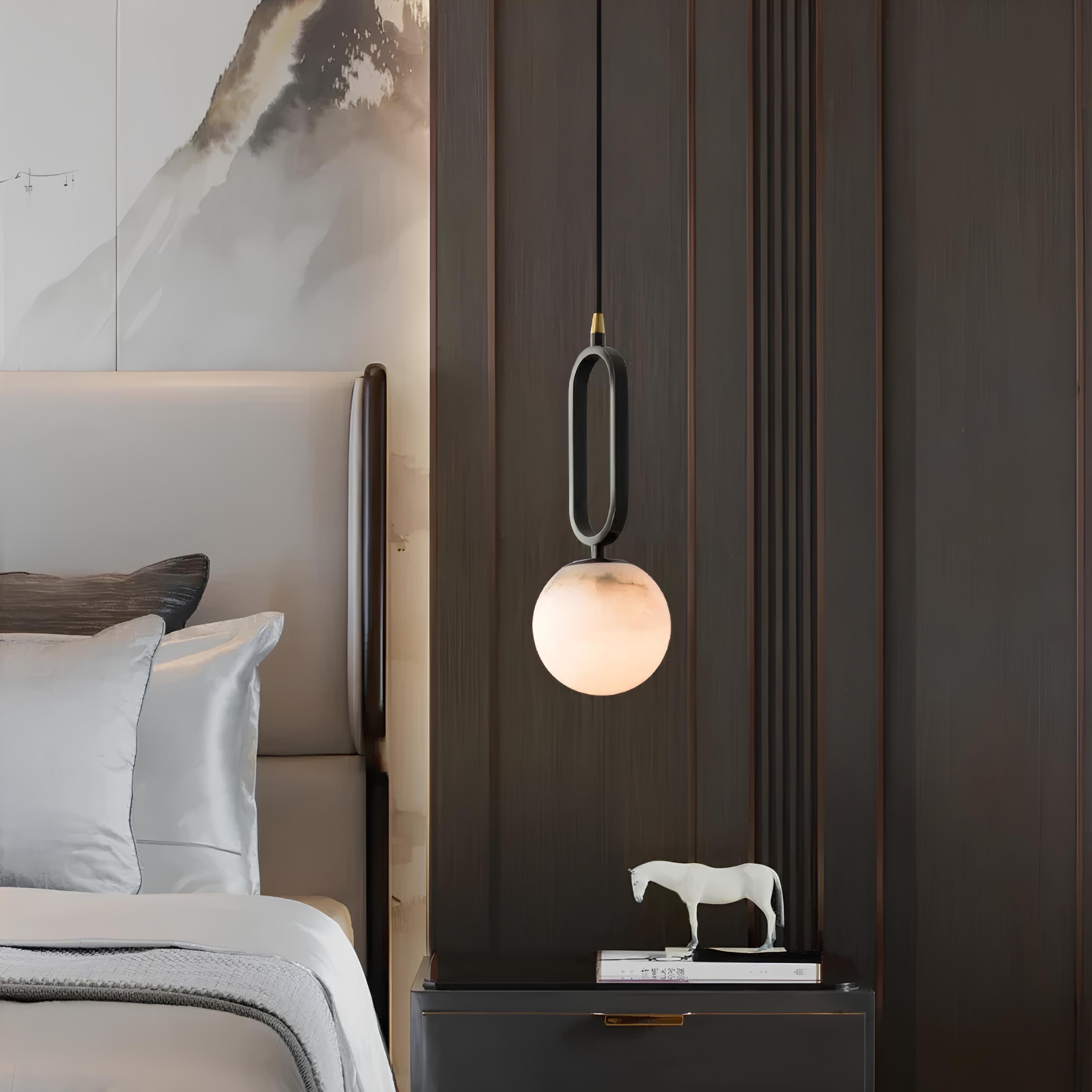 Kori Alabaster Minimal Pendant Light - TheMinimalObject