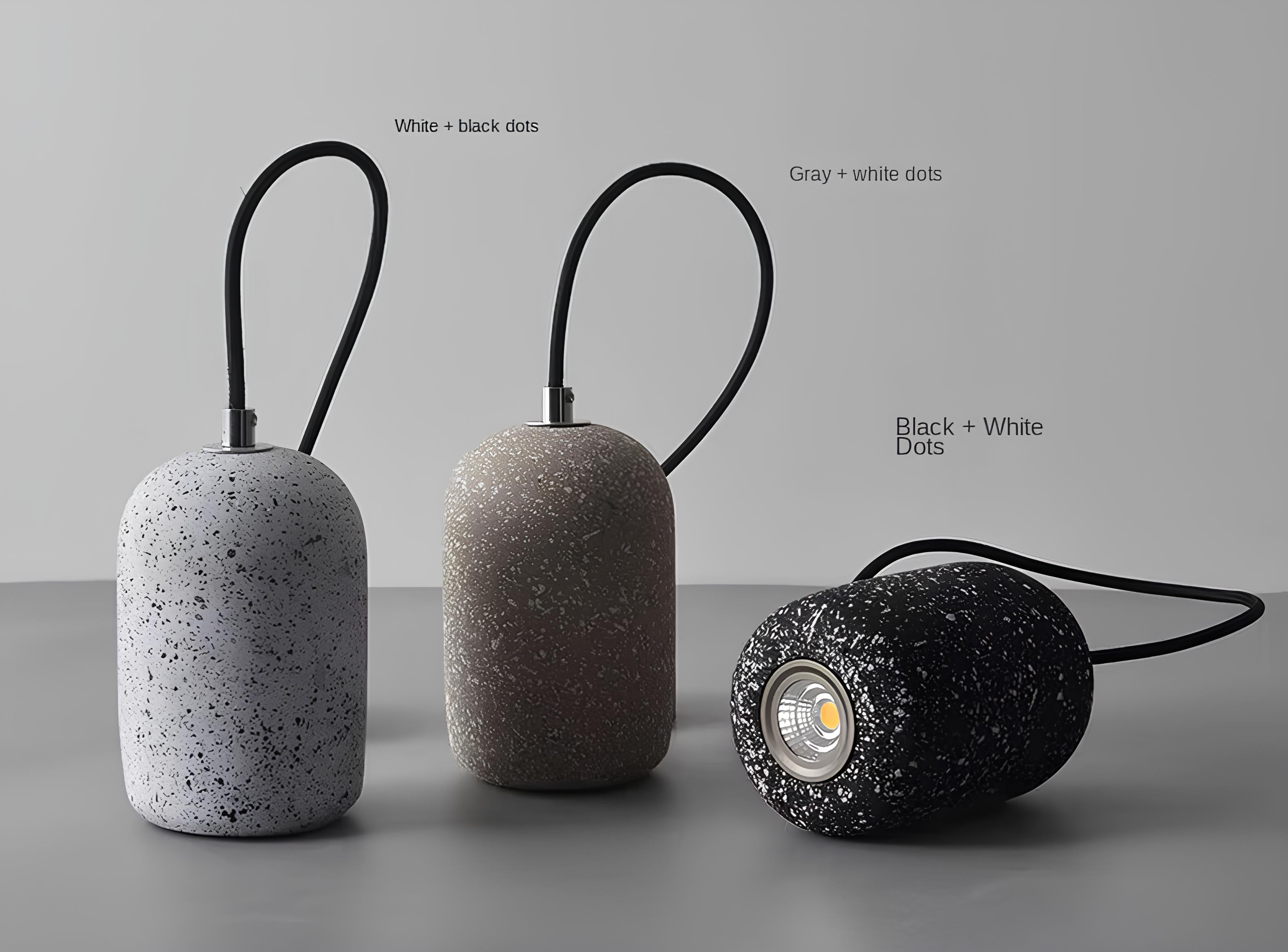 Koro Pendant Lamp – Nordic Cement Light - TheMinimalObject