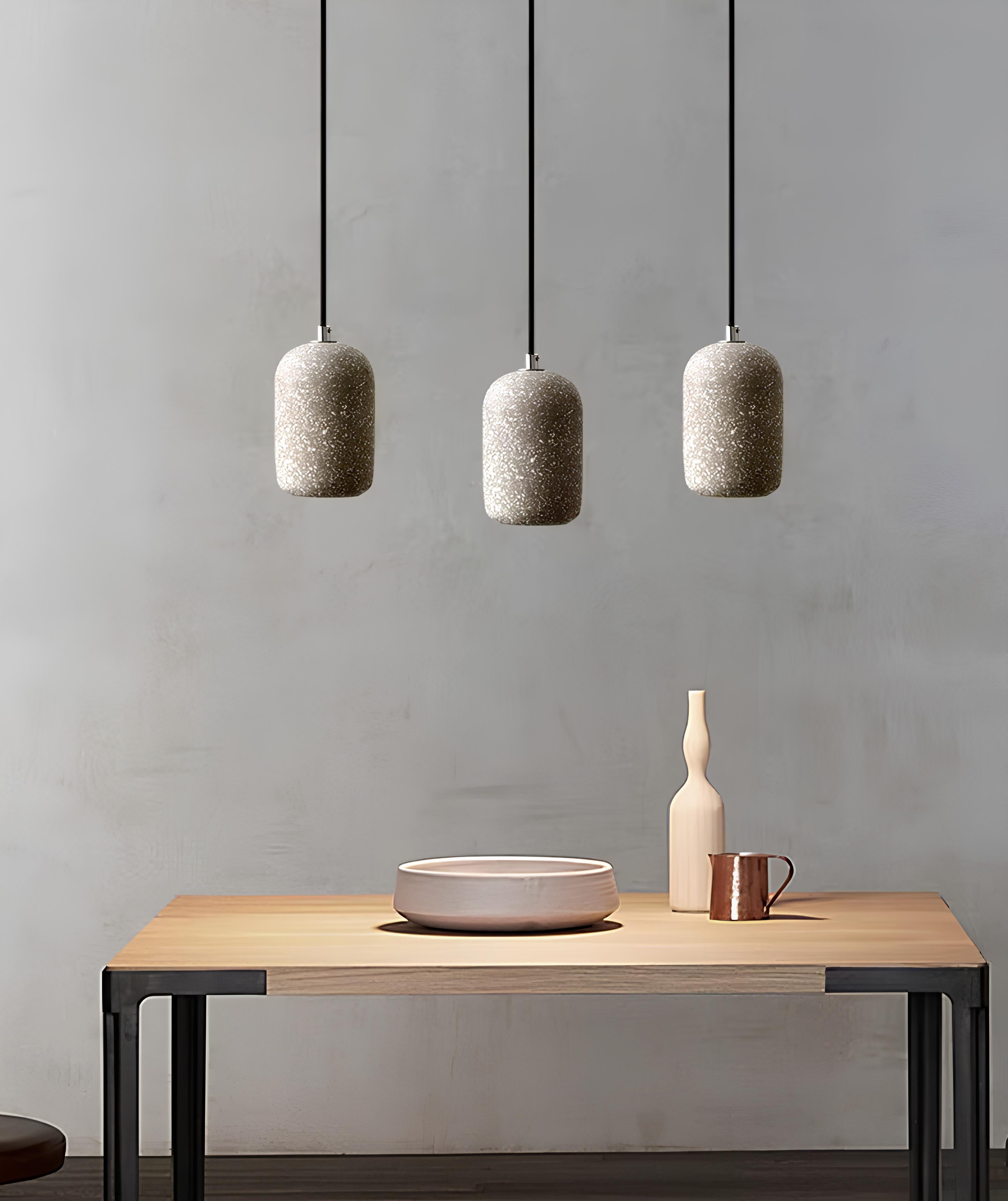 Koro Pendant Lamp – Nordic Cement Light - TheMinimalObject