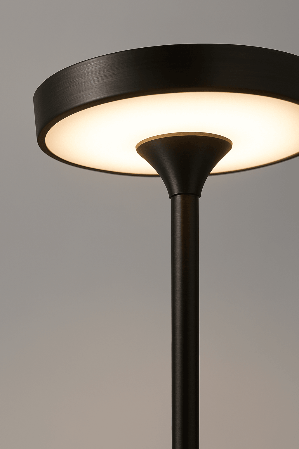 Touch Table Lamp Minimal Design Close Detailed
