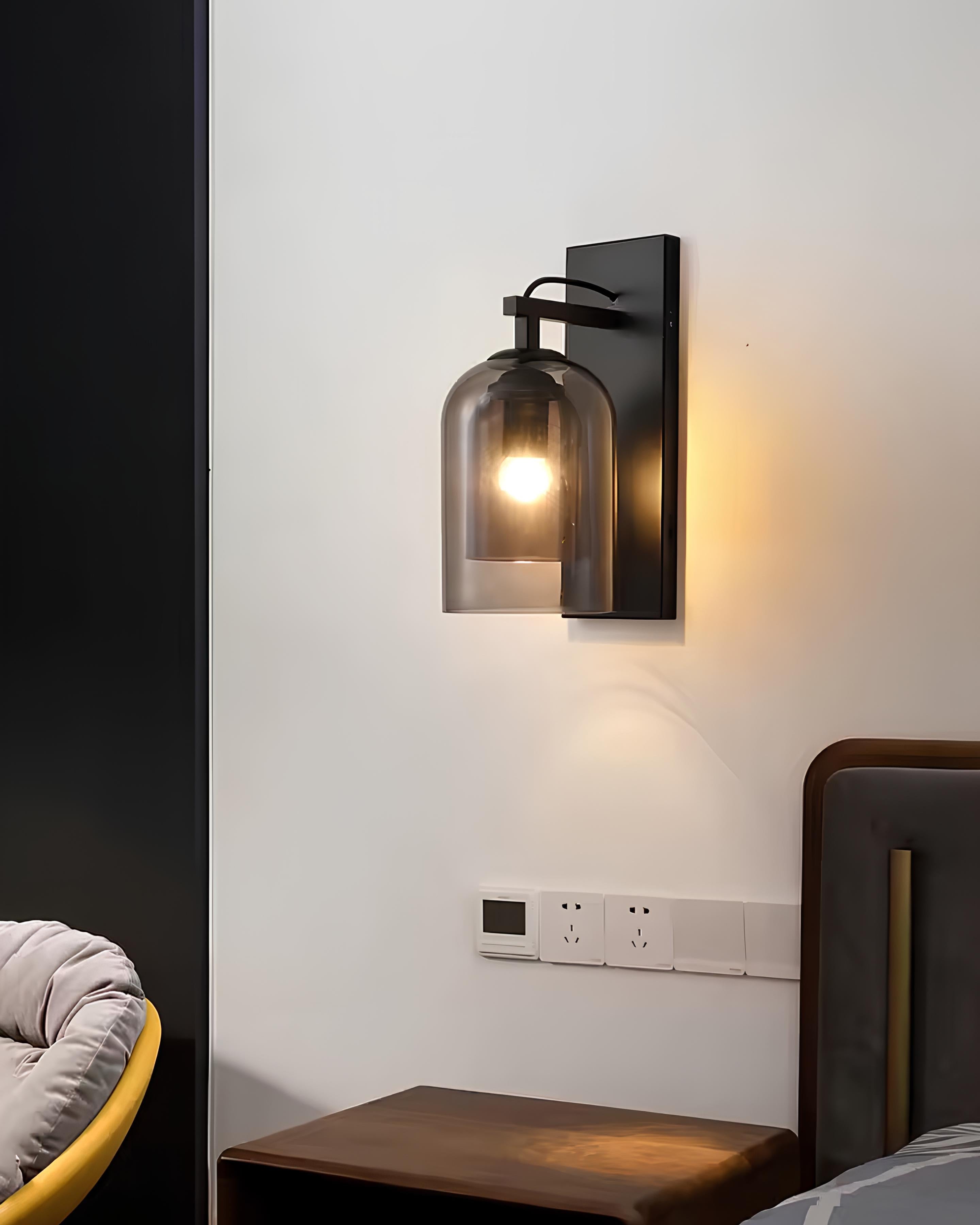 Luma Wall Lamp on black background