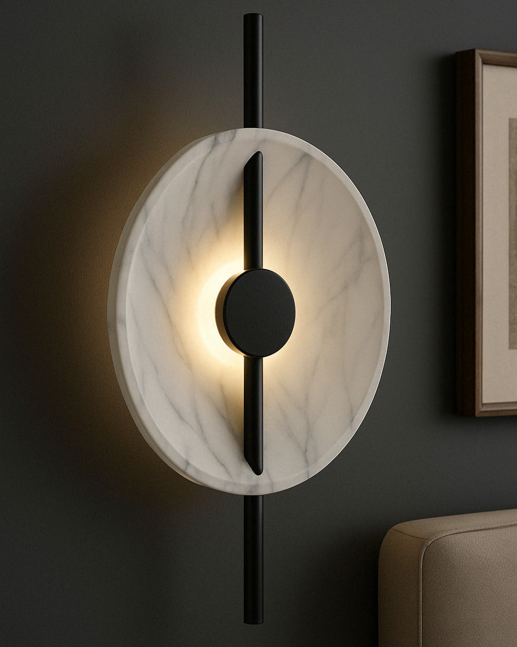 Ovalo Resin Wall Light – White Modern Minimal Lighting