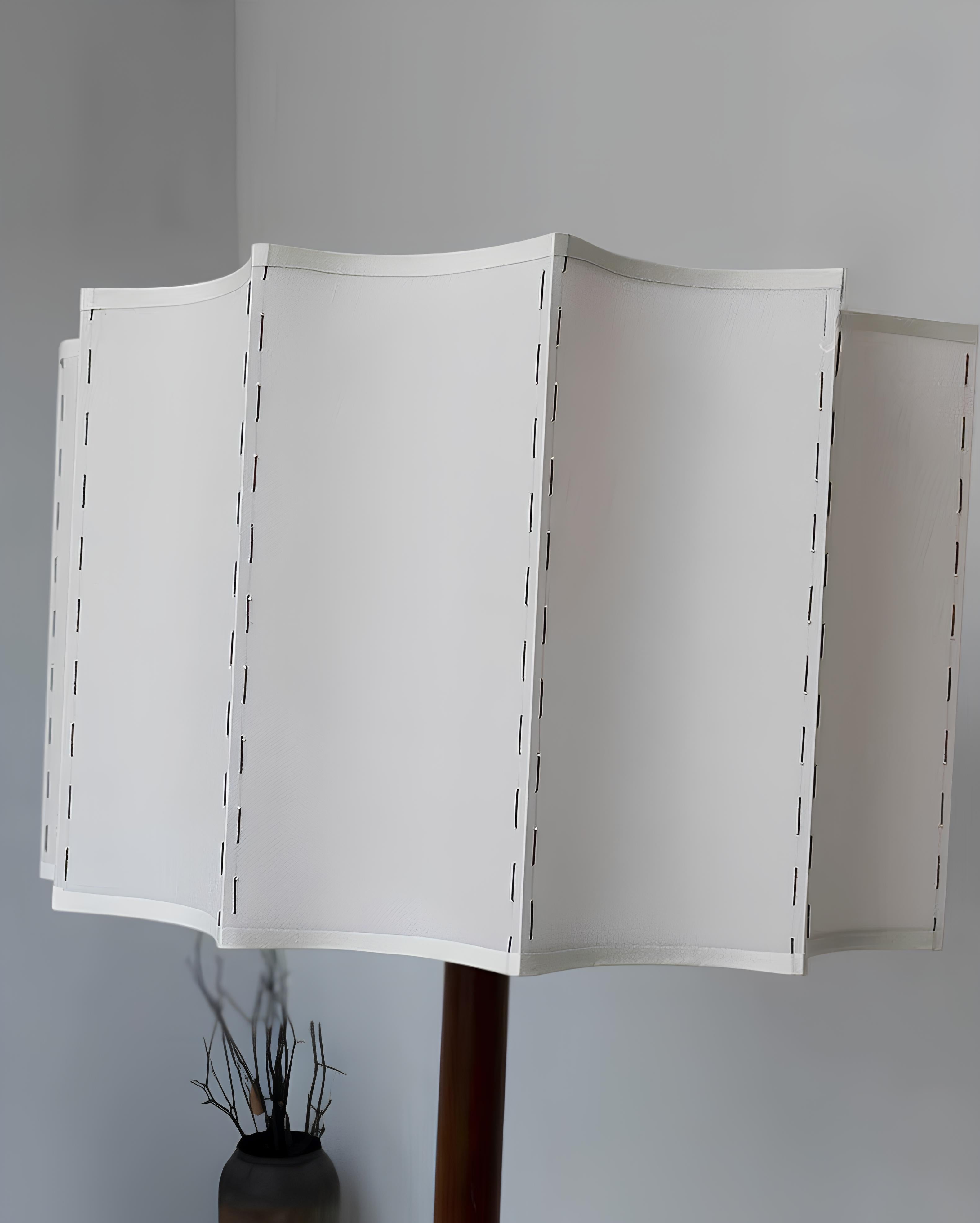 Sora Table Lamp – Pine Wood & Linen Fabric Light - TheMinimalObject