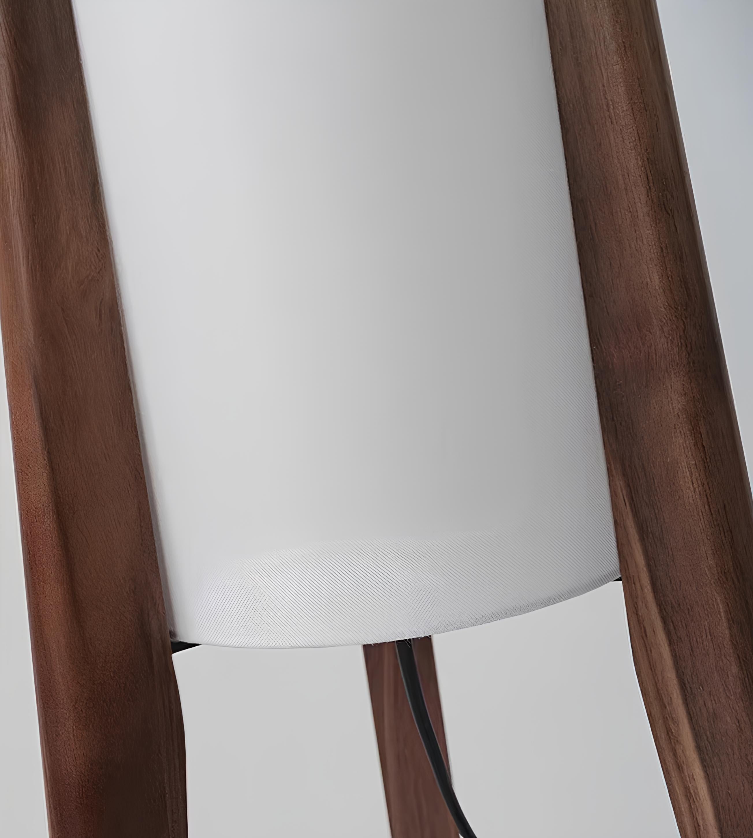 Toki Floor Lamp – Wabi-Sabi Solid Wood Standing Light - TheMinimalObject