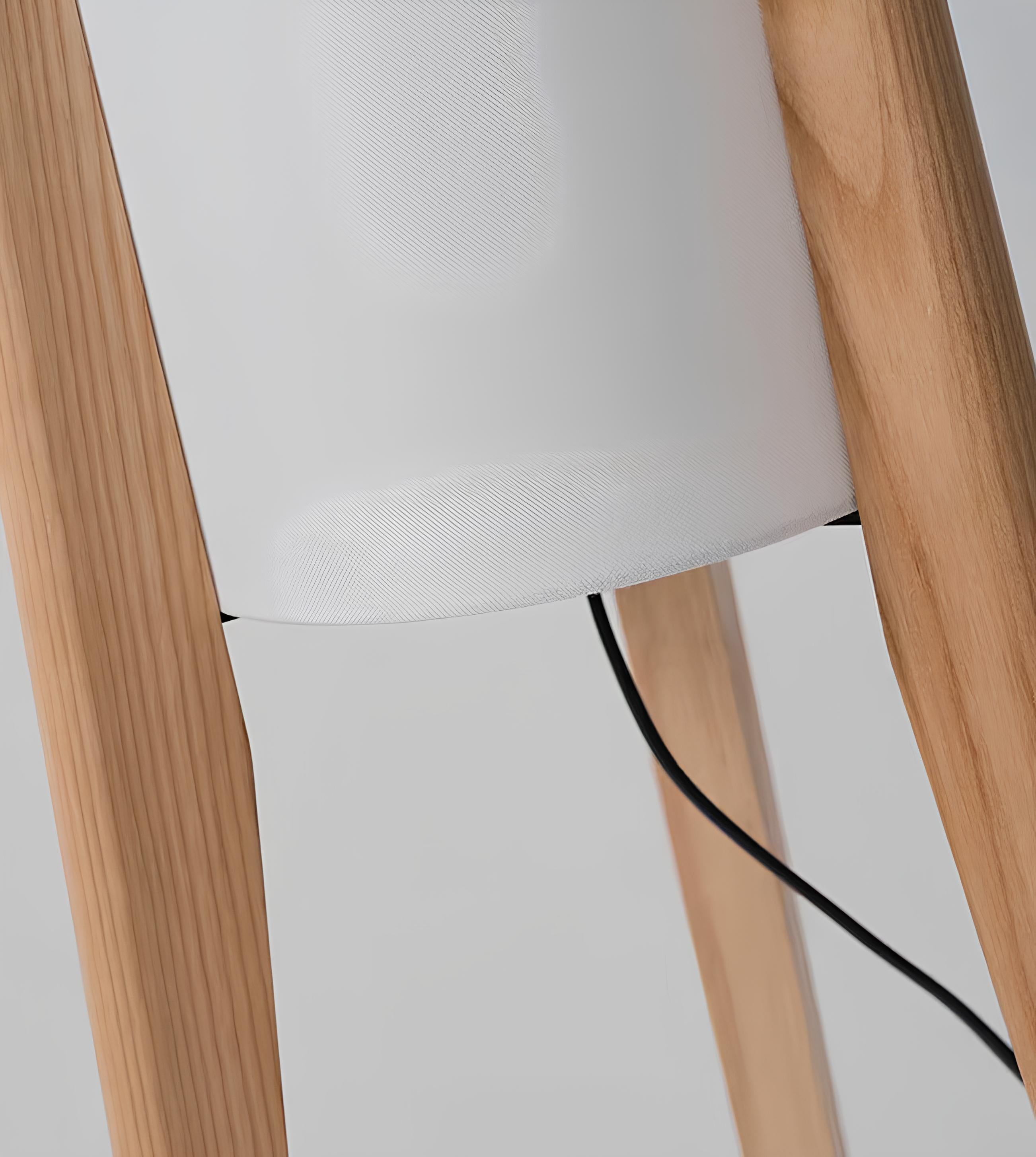 Toki Floor Lamp – Wabi-Sabi Solid Wood Standing Light - TheMinimalObject