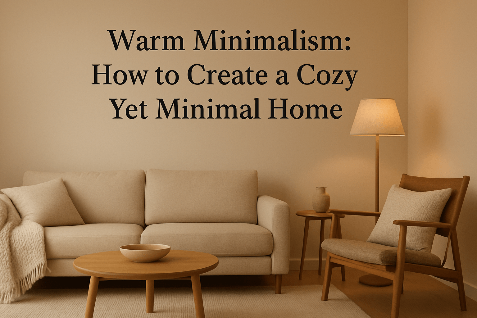 Warm Minimalism: How to Create a Cozy Yet Minimal Home