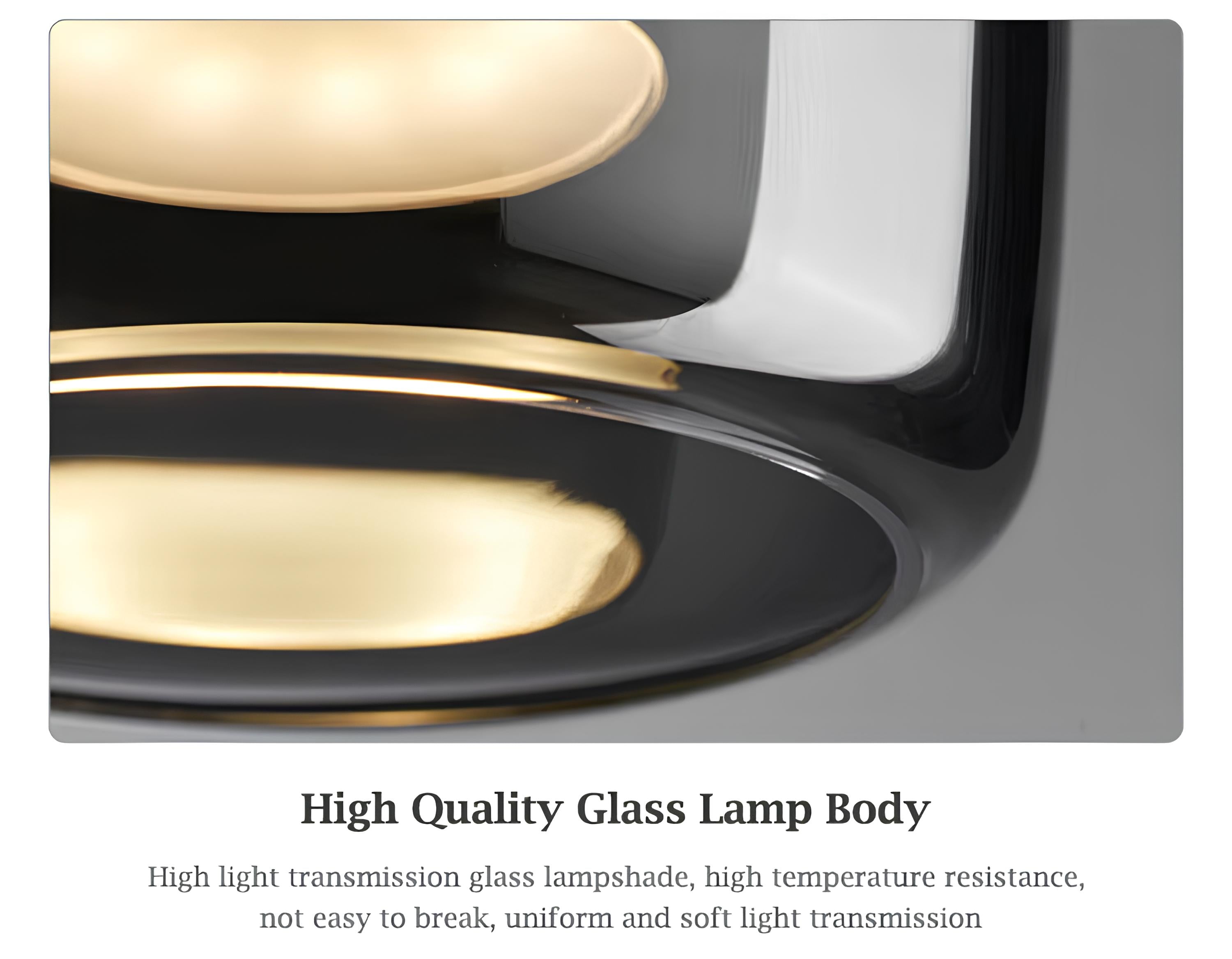 Aura Pendant Light – Smoke Grey Glass - TheMinimalObject