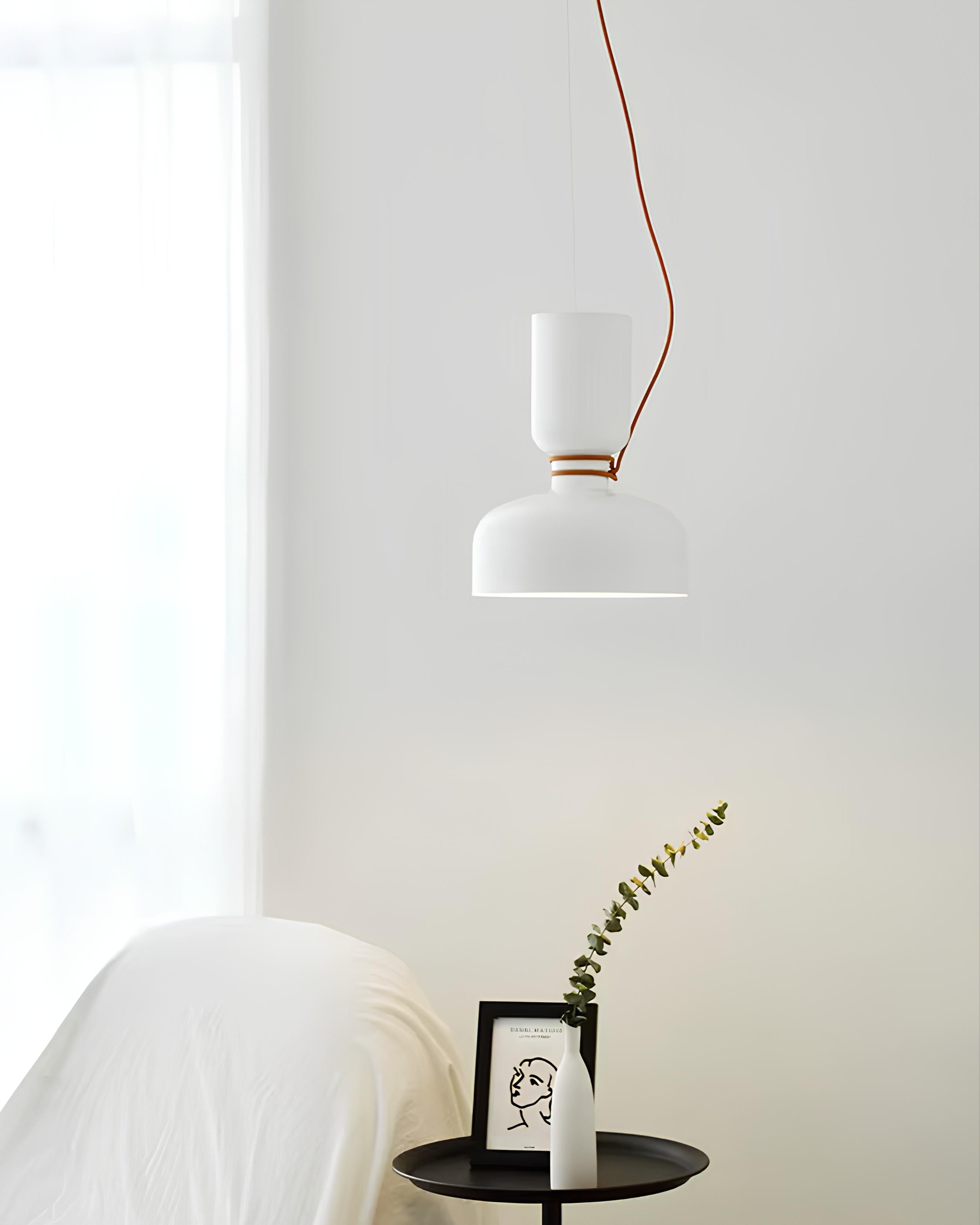 Modern chrome crystal pendant light for hotel or home decor – warm soft glow, elegant minimalist design