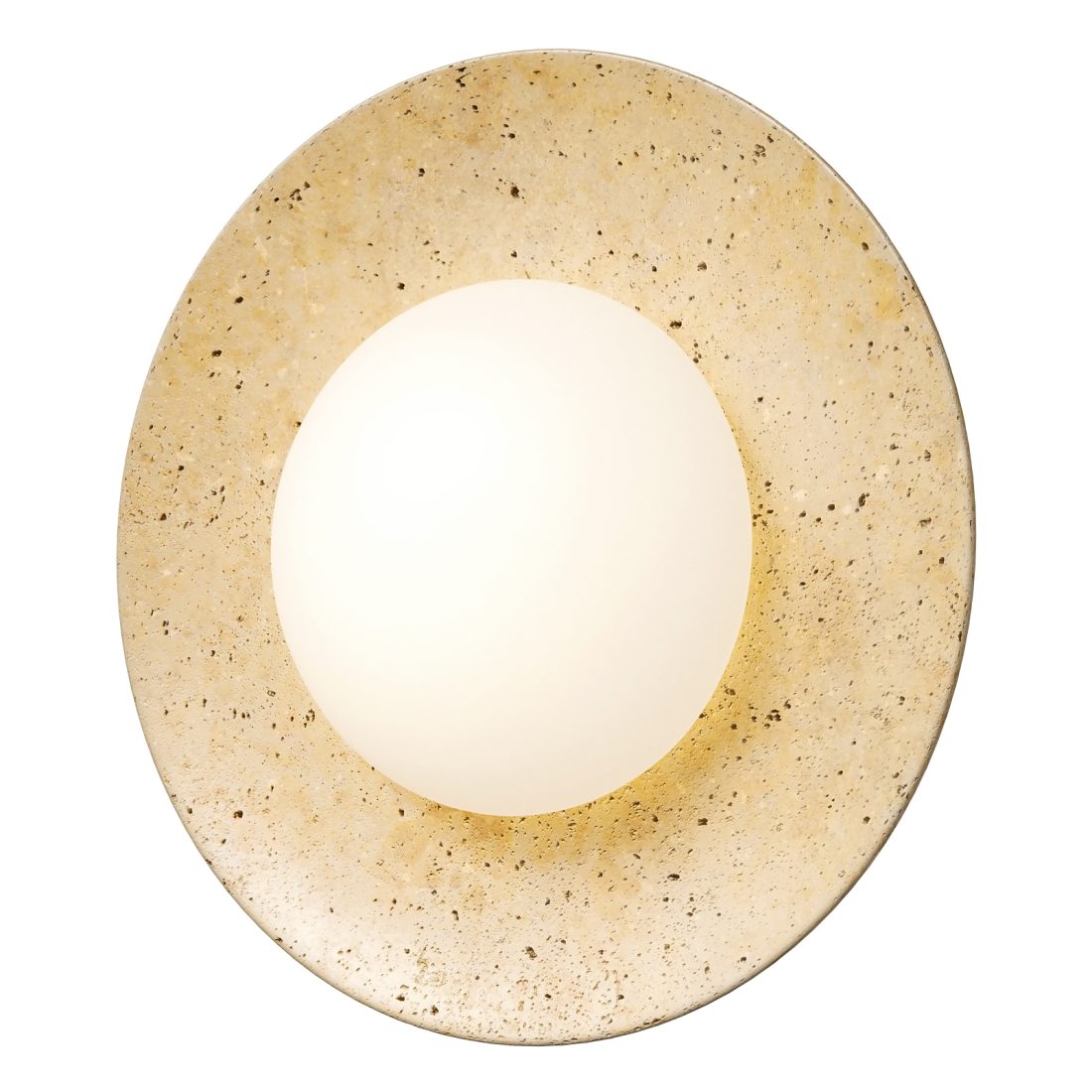 Hōl Ceiling Light – Wabi Sabi Stone-Inspired Fixture - TheMinimalObject