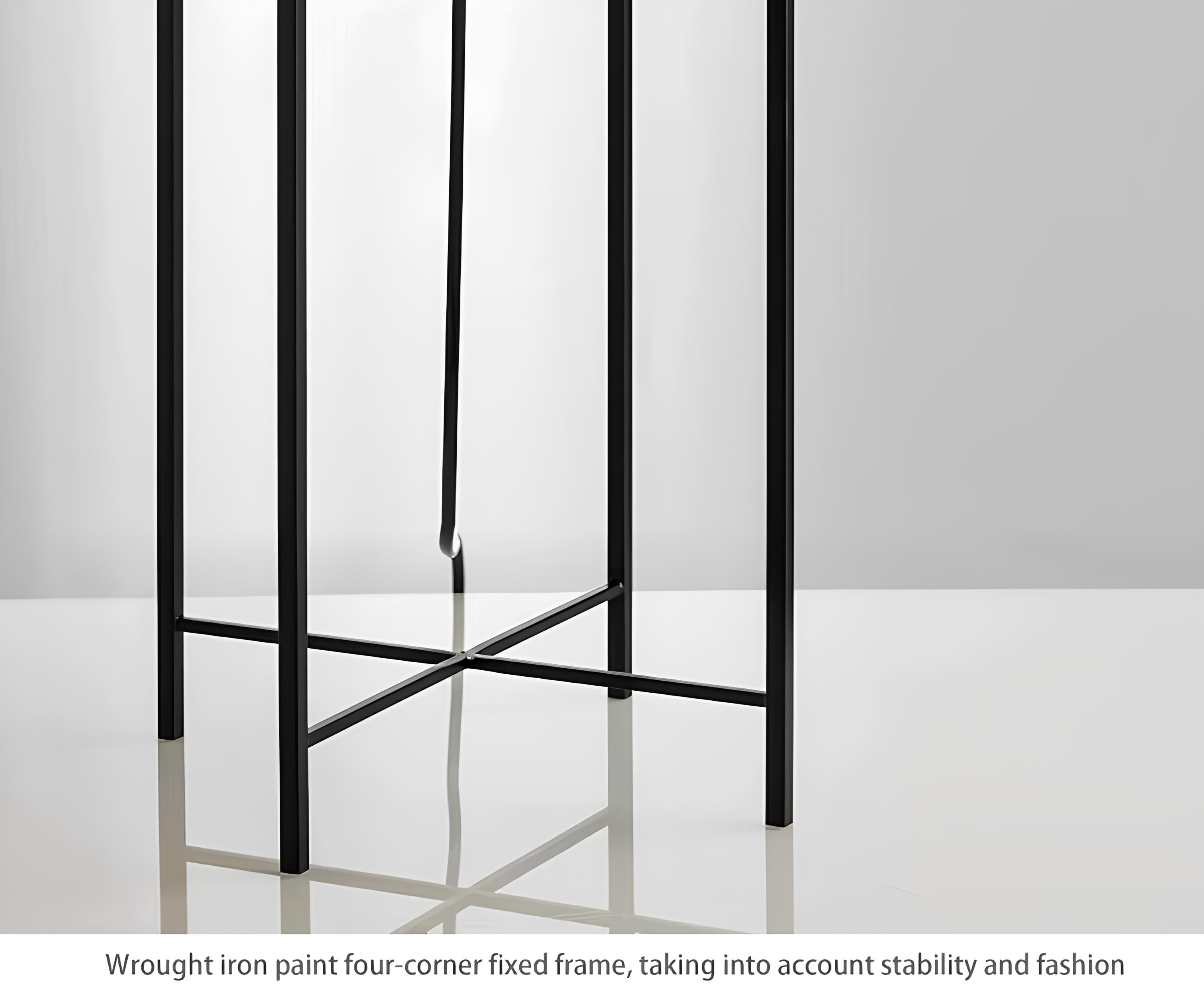 Halo Floor Lamp – Smoked Glass Globe on Minimal Frame - TheMinimalObject