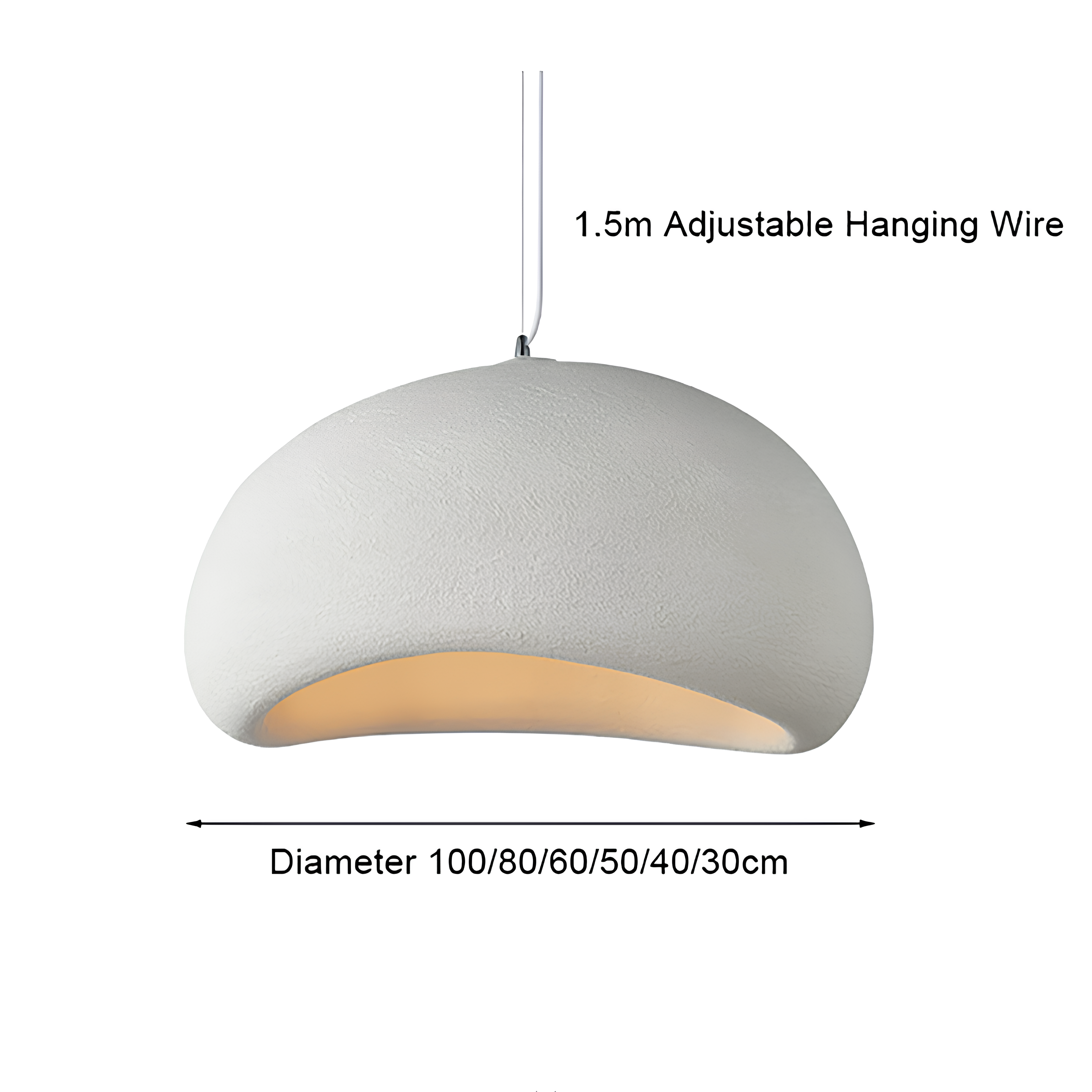 Hikari Pendant Light – Japandi Sculptural Shade - TheMinimalObject