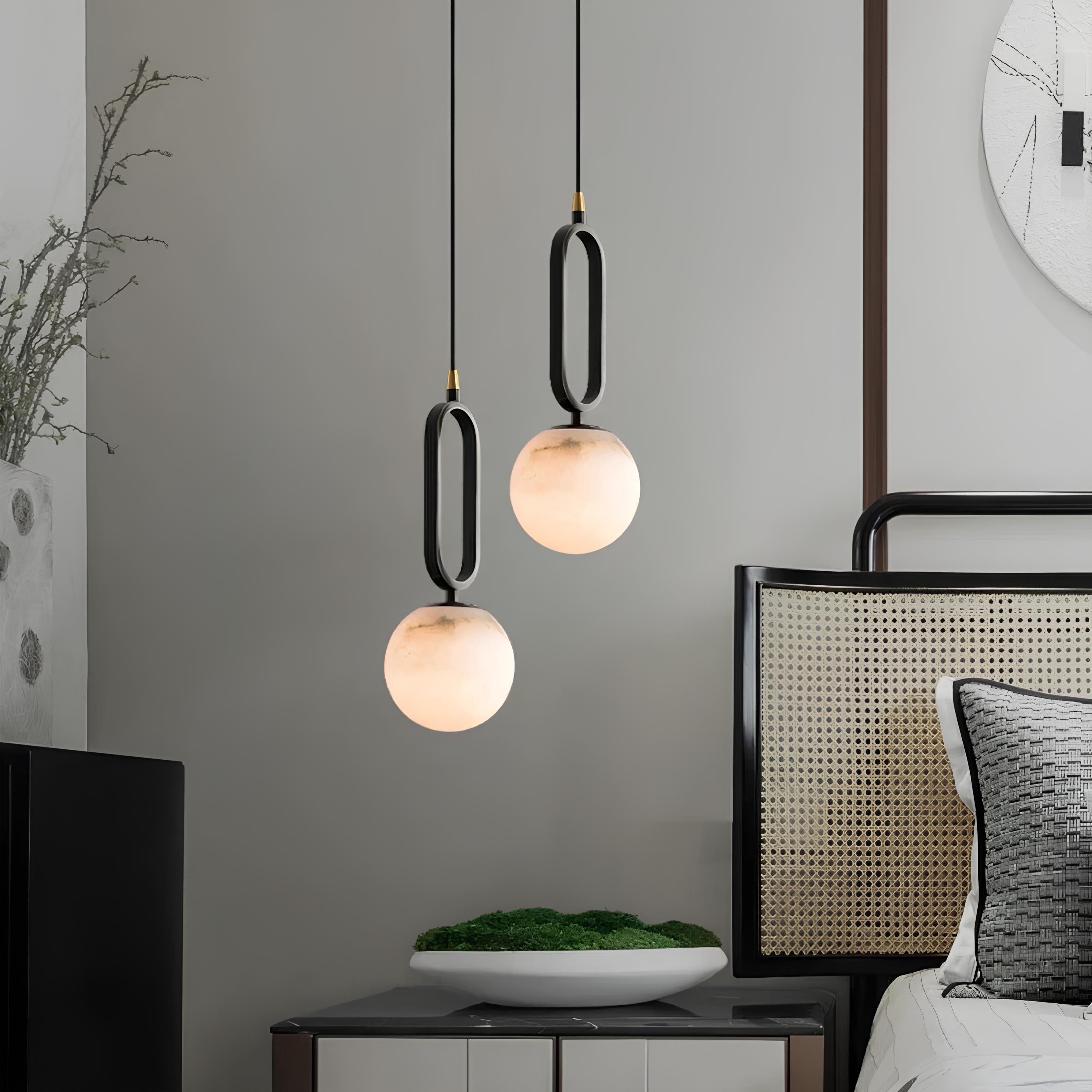 Kori Alabaster Minimal Pendant Light - TheMinimalObject