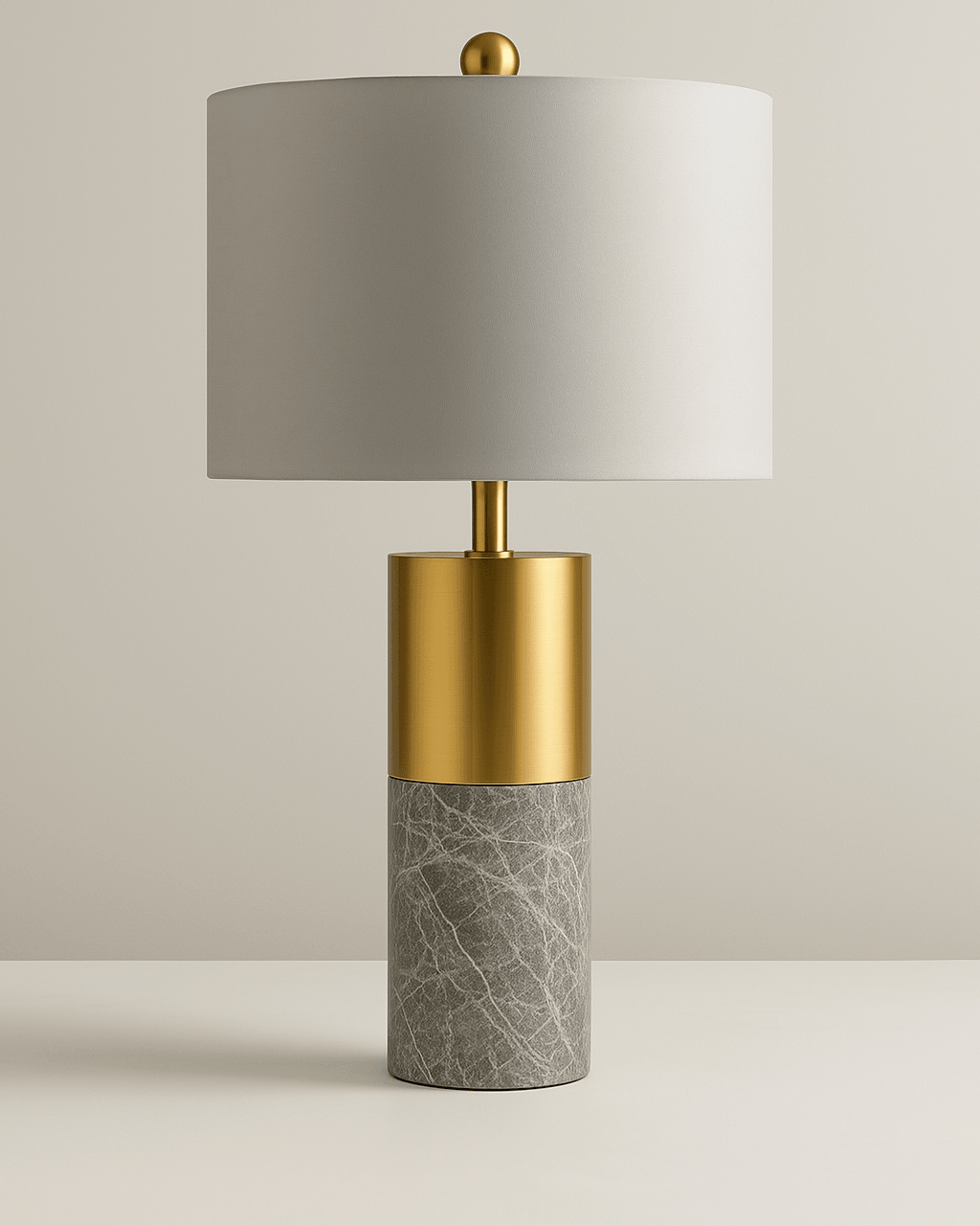 Marble table lamp