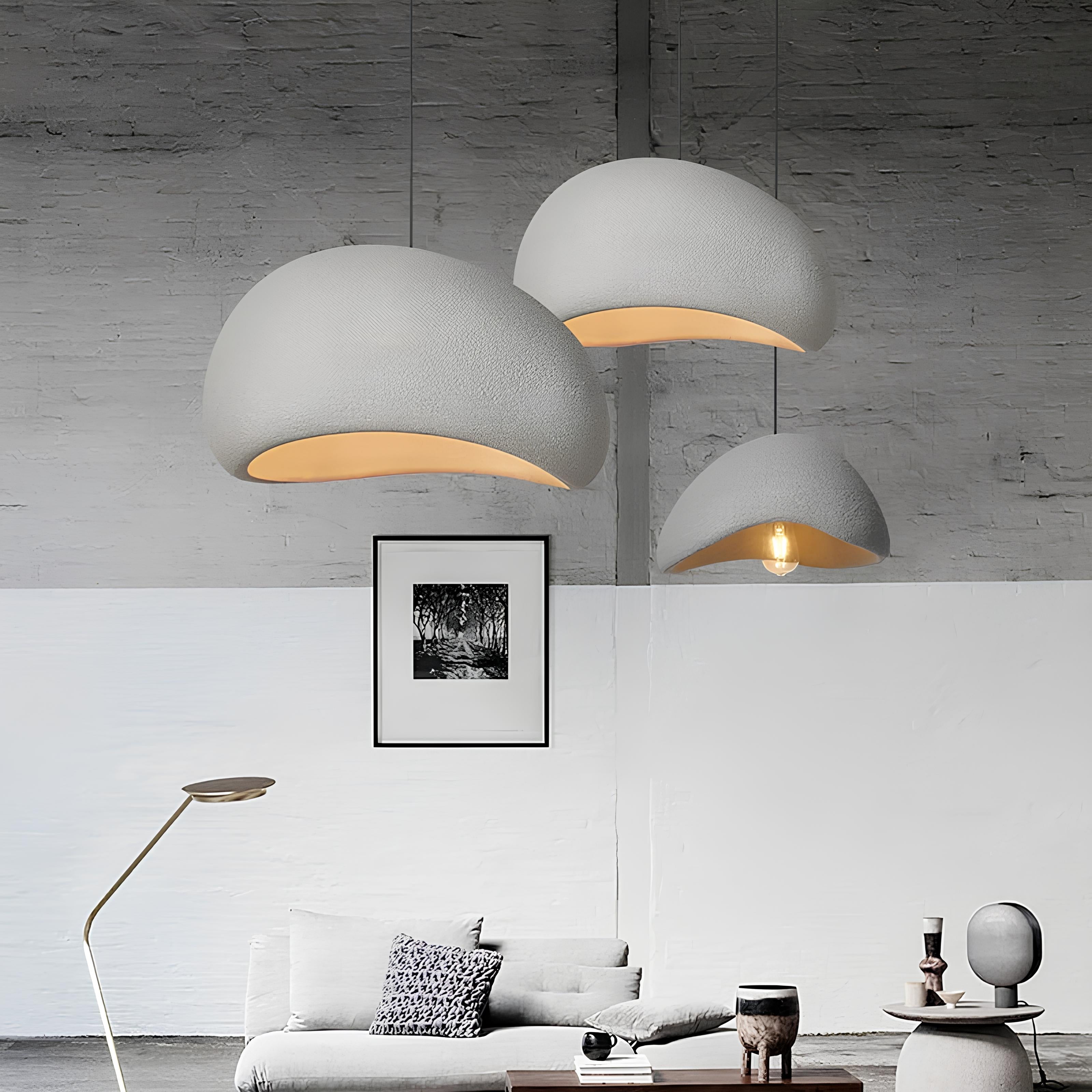 Hikari Pendant Light – Japandi Sculptural Shade