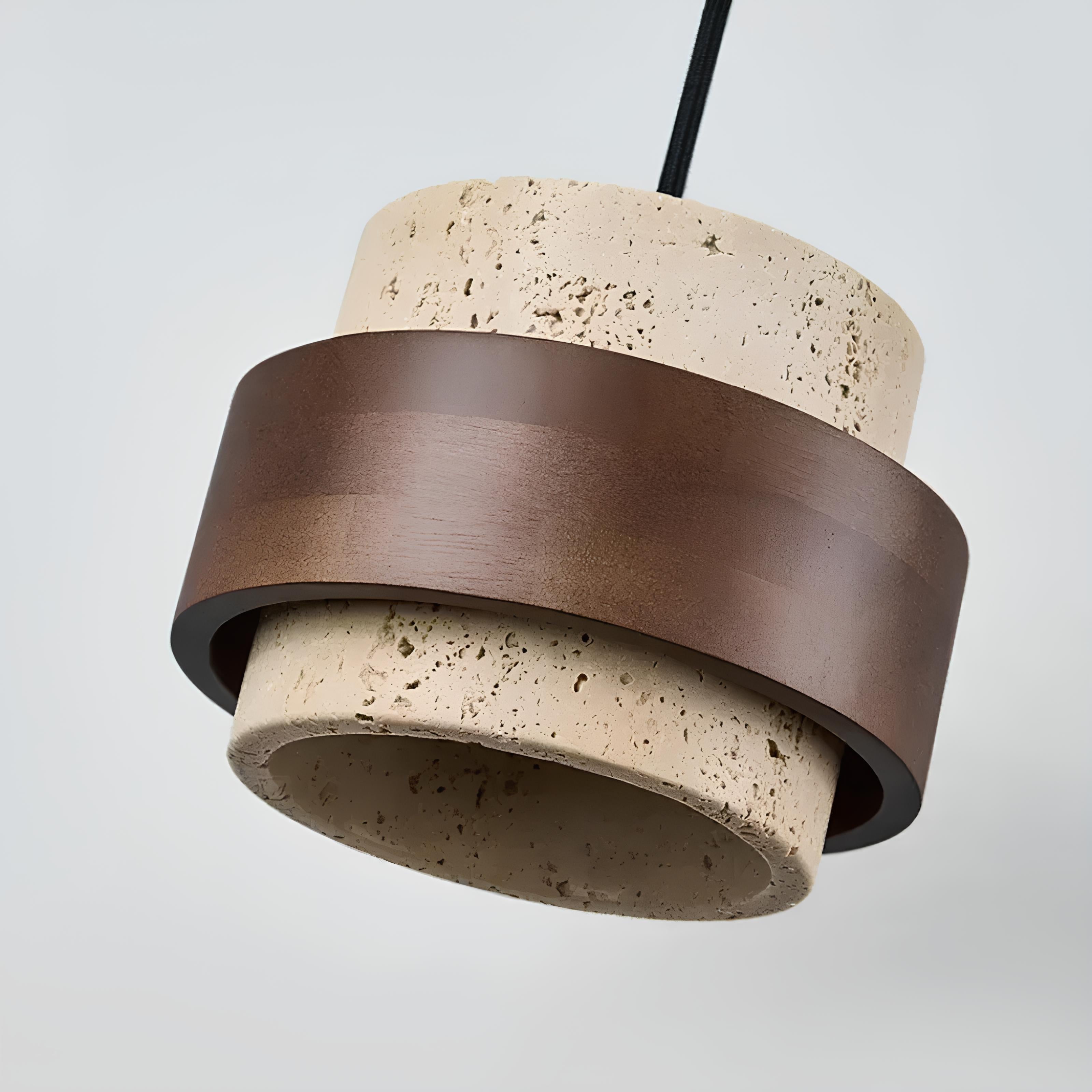 Dimmable LED stone pendant with remote control