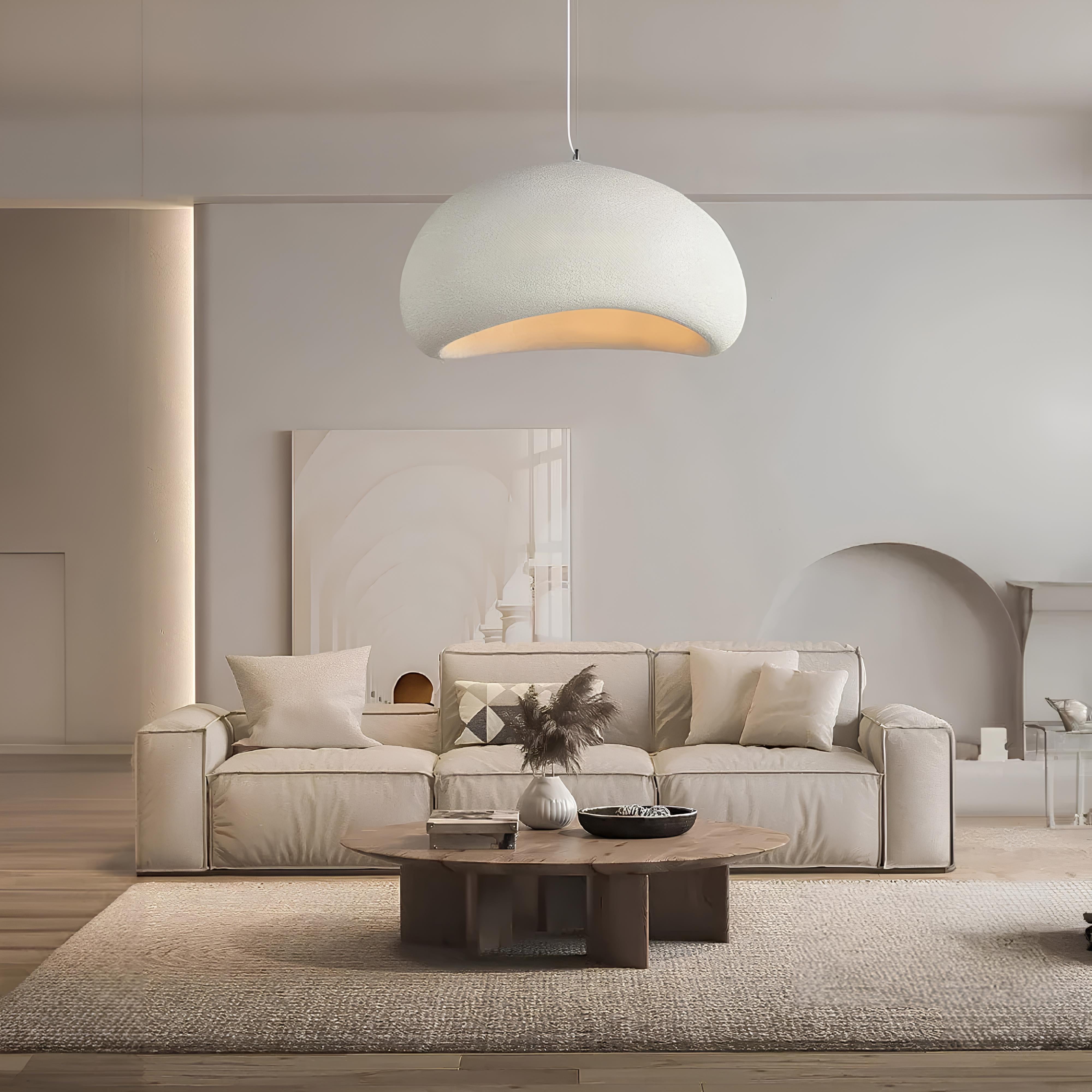 Hikari Pendant Light – Japandi Sculptural Shade